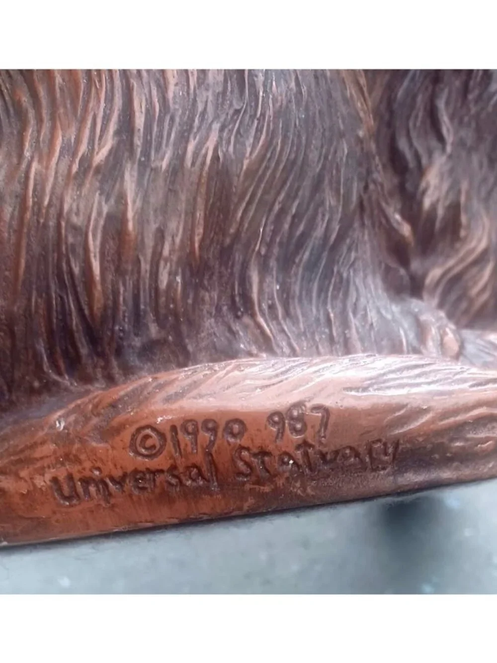 Vintage 1990 Universal Statuary Dog 13
